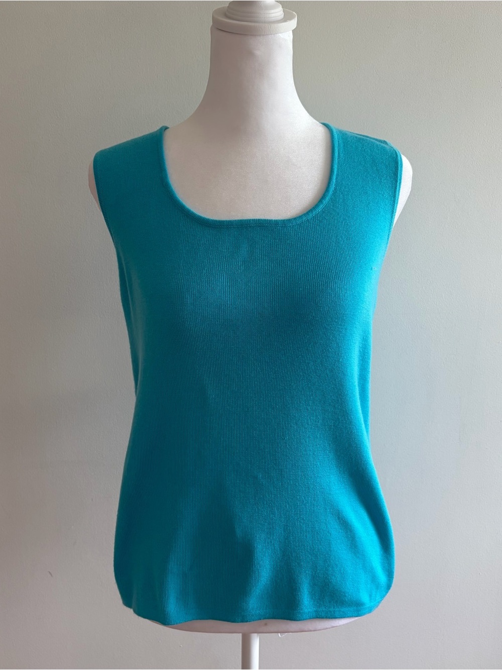 White Stag Bright Teal Sleeveless Knit Tank